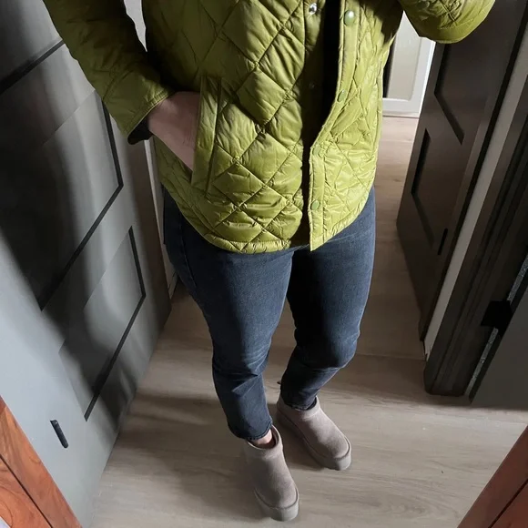 J. Crew Olive Green Puffer Jacket - Picture 11 of 14